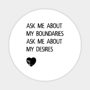 Boundaries and Desires Magnet